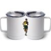 10 oz. White Stainless Steel Coffee Mug Thumbnail