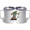 10 oz. White Stainless Steel Coffee Mug Thumbnail