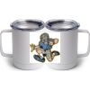 10 oz. White Stainless Steel Coffee Mug Thumbnail