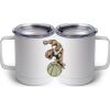 10 oz. White Stainless Steel Coffee Mug Thumbnail