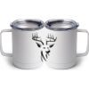 10 oz. White Stainless Steel Coffee Mug Thumbnail