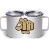 10 oz. White Stainless Steel Coffee Mug Thumbnail
