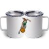10 oz. White Stainless Steel Coffee Mug Thumbnail