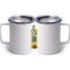 10 oz. White Stainless Steel Coffee Mug Thumbnail