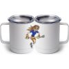 10 oz. White Stainless Steel Coffee Mug Thumbnail