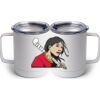 10 oz. White Stainless Steel Coffee Mug Thumbnail