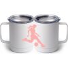 10 oz. White Stainless Steel Coffee Mug Thumbnail