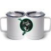 10 oz. White Stainless Steel Coffee Mug Thumbnail
