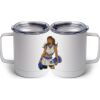 10 oz. White Stainless Steel Coffee Mug Thumbnail