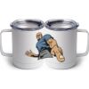 10 oz. White Stainless Steel Coffee Mug Thumbnail