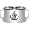 10 oz. White Stainless Steel Coffee Mug Thumbnail