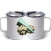 10 oz. White Stainless Steel Coffee Mug Thumbnail