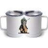 10 oz. White Stainless Steel Coffee Mug Thumbnail