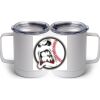 10 oz. White Stainless Steel Coffee Mug Thumbnail