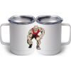 10 oz. White Stainless Steel Coffee Mug Thumbnail