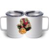 10 oz. White Stainless Steel Coffee Mug Thumbnail