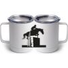10 oz. White Stainless Steel Coffee Mug Thumbnail