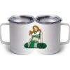 10 oz. White Stainless Steel Coffee Mug Thumbnail