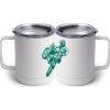10 oz. White Stainless Steel Coffee Mug Thumbnail
