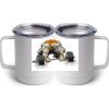 10 oz. White Stainless Steel Coffee Mug Thumbnail