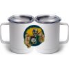 10 oz. White Stainless Steel Coffee Mug Thumbnail