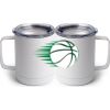 10 oz. White Stainless Steel Coffee Mug Thumbnail
