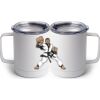 10 oz. White Stainless Steel Coffee Mug Thumbnail