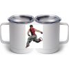 10 oz. White Stainless Steel Coffee Mug Thumbnail