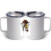 10 oz. White Stainless Steel Coffee Mug Thumbnail