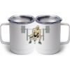 10 oz. White Stainless Steel Coffee Mug Thumbnail
