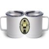 10 oz. White Stainless Steel Coffee Mug Thumbnail