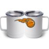 10 oz. White Stainless Steel Coffee Mug Thumbnail