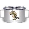 10 oz. White Stainless Steel Coffee Mug Thumbnail