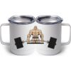10 oz. White Stainless Steel Coffee Mug Thumbnail