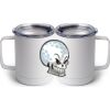 10 oz. White Stainless Steel Coffee Mug Thumbnail