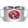 10 oz. White Stainless Steel Coffee Mug Thumbnail