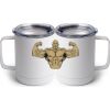 10 oz. White Stainless Steel Coffee Mug Thumbnail