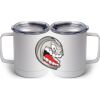 10 oz. White Stainless Steel Coffee Mug Thumbnail