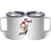 10 oz. White Stainless Steel Coffee Mug Thumbnail