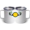 10 oz. White Stainless Steel Coffee Mug Thumbnail