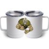 10 oz. White Stainless Steel Coffee Mug Thumbnail