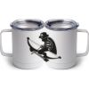 10 oz. White Stainless Steel Coffee Mug Thumbnail