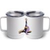 10 oz. White Stainless Steel Coffee Mug Thumbnail