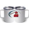 10 oz. White Stainless Steel Coffee Mug Thumbnail