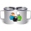 10 oz. White Stainless Steel Coffee Mug Thumbnail