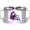 10 oz. White Stainless Steel Coffee Mug Thumbnail