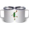 10 oz. White Stainless Steel Coffee Mug Thumbnail