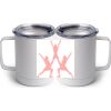 10 oz. White Stainless Steel Coffee Mug Thumbnail
