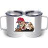 10 oz. White Stainless Steel Coffee Mug Thumbnail