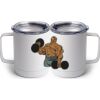 10 oz. White Stainless Steel Coffee Mug Thumbnail